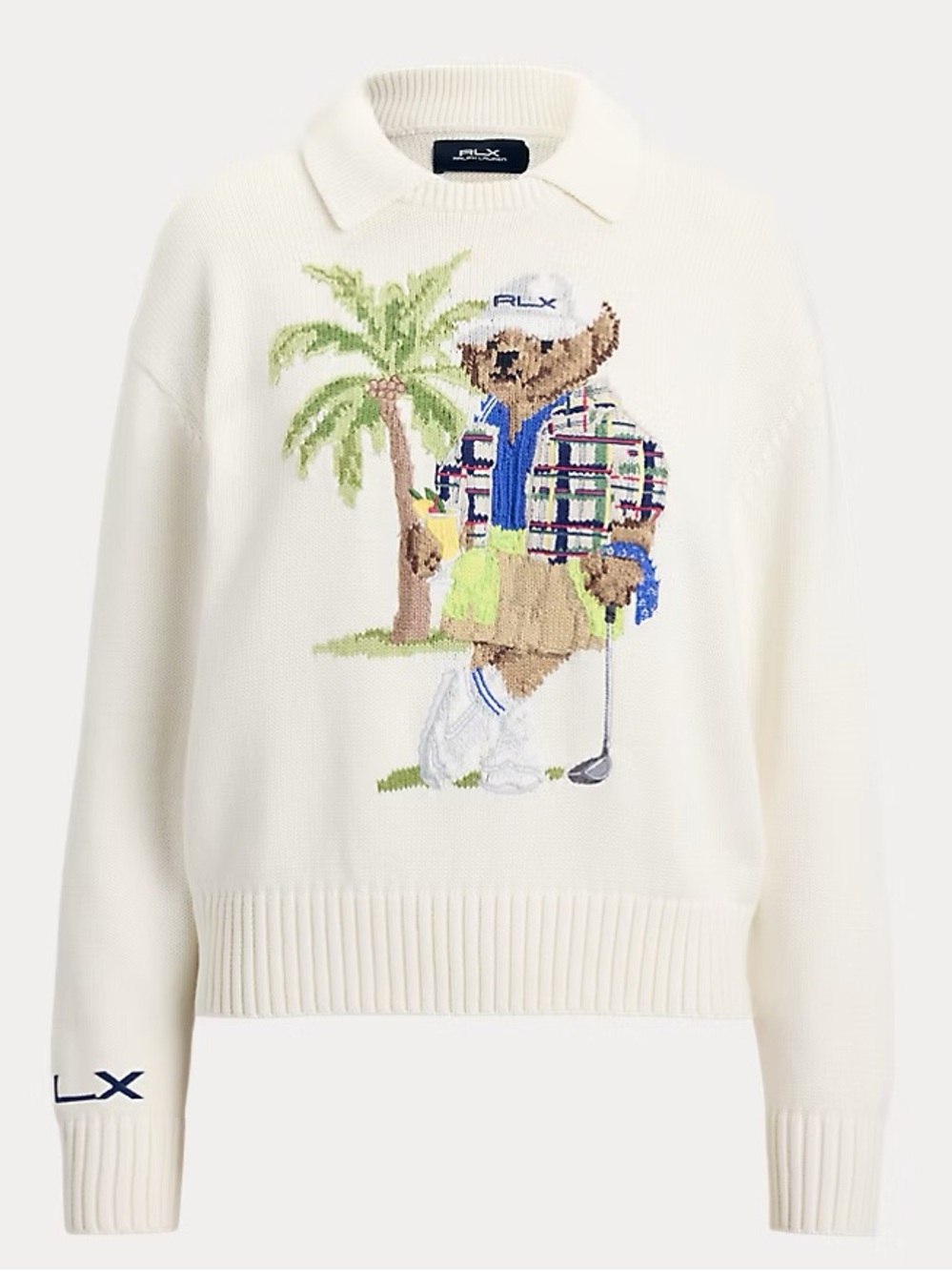 NWT: RLX Polo Bear Golf Performance Polo Sweater - US L